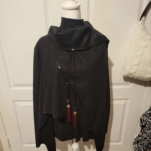 21: NWT Structured Cape Wrap: p2p: 24in Length: 35in at longest point